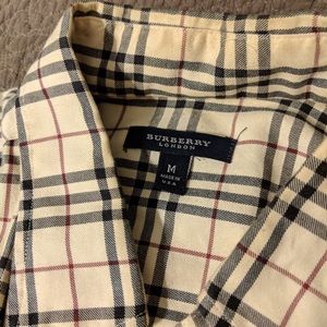 Burberry London Mens Button Down Dress Shirt
